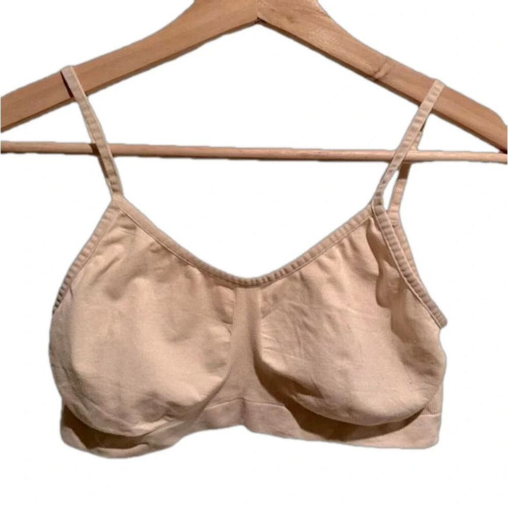 Shen New York Nude Bralette XS/Small Classic Cami Bra Soft Comfy Beige Neutral